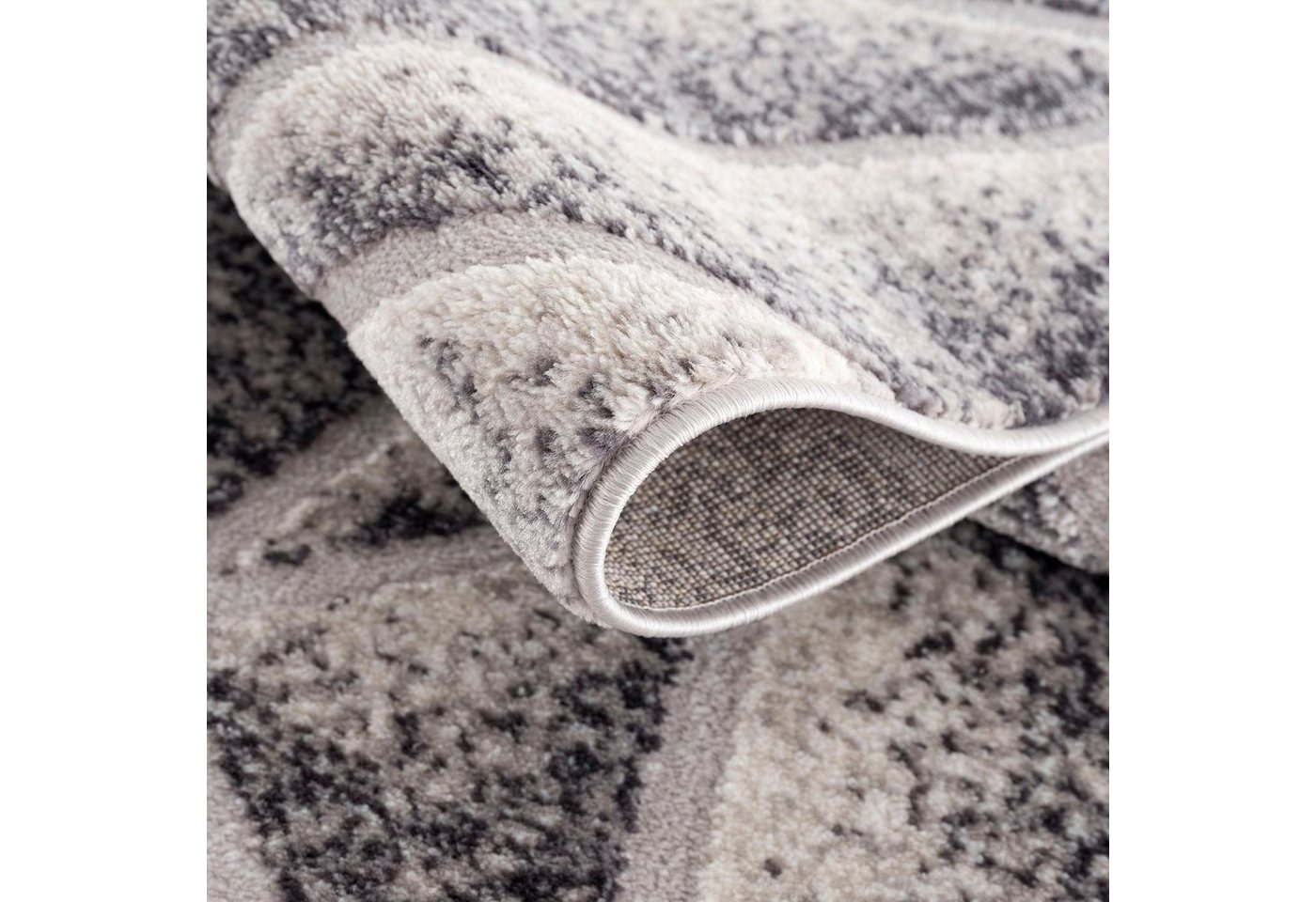 Sanat Teppich Evra 7004, auch als Läufer erhältlich, rechteckig, Höhe: 22 mm, Wohnzimmer, Kurzflor, modern, Hoch Tief Struktur Bild 4