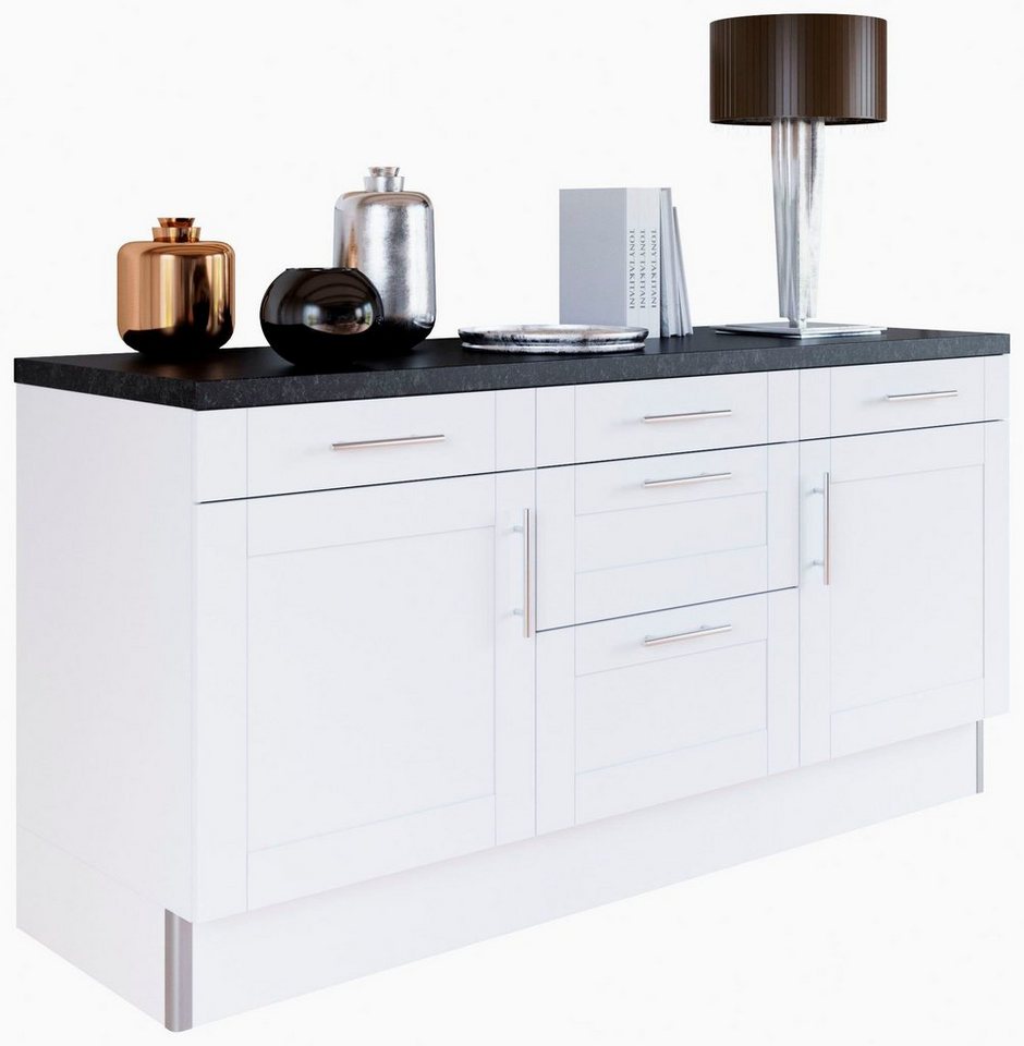 OPTIFIT Küche Ahus, 180 cm breit, ohne E-Geräte, Soft Close Funktion, MDF Fronten Bild 5