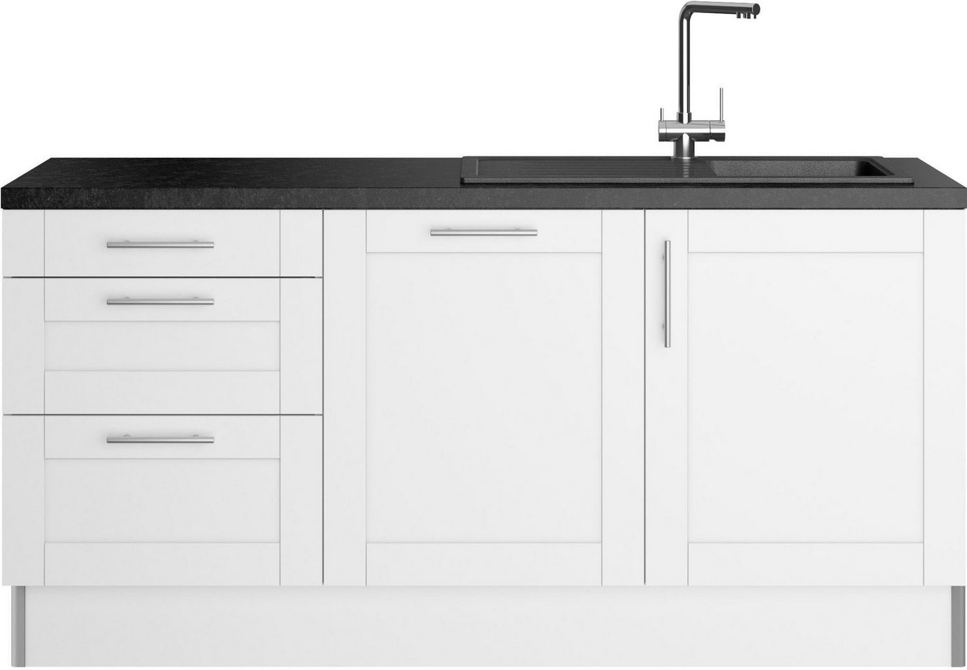 OPTIFIT Küche Ahus, 180 cm breit, wahlw.mit E-Geräten, Soft Close Funktion, MDF Fronten Bild 2
