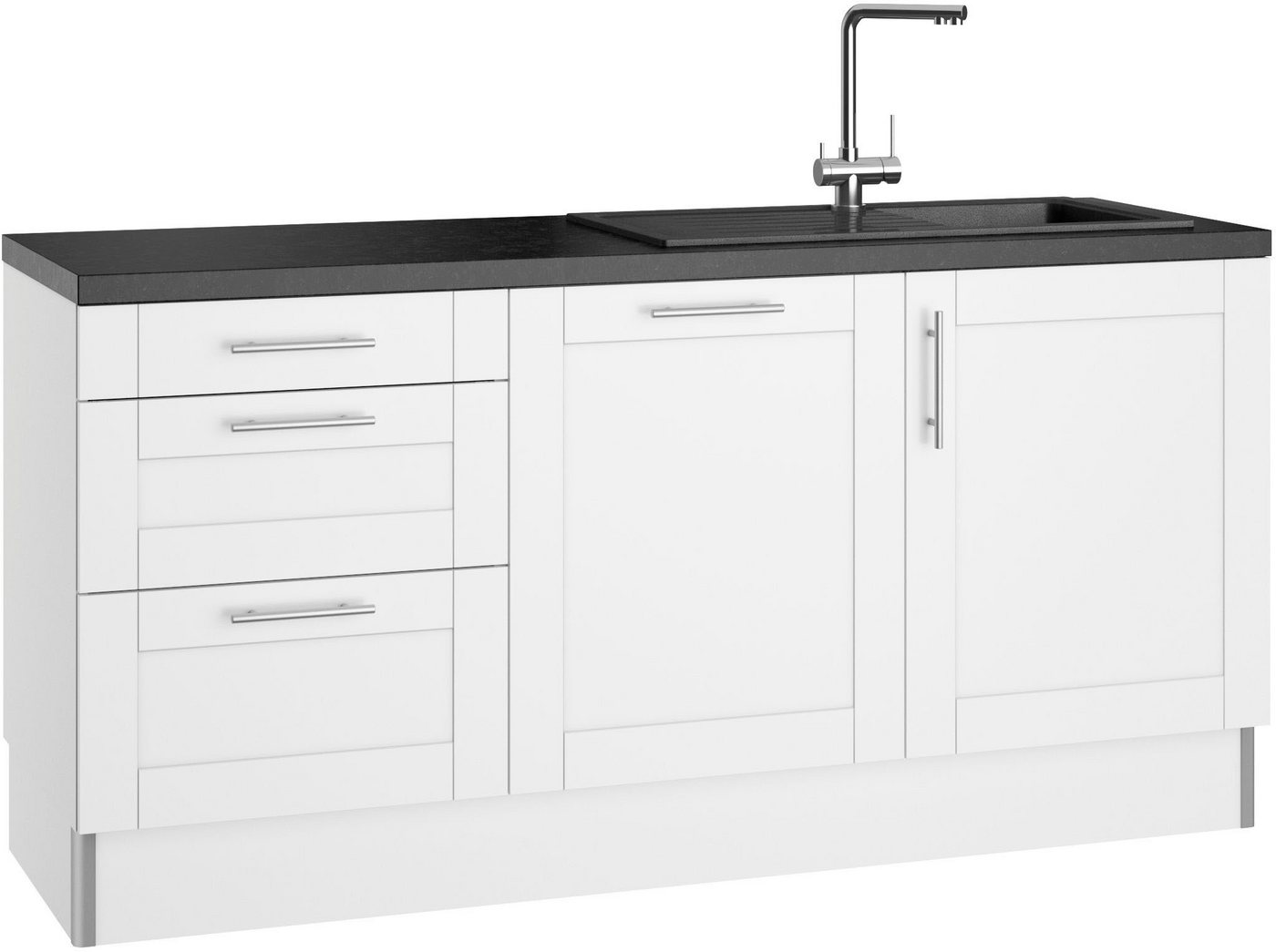 OPTIFIT Küche Ahus, 180 cm breit, wahlw.mit E-Geräten, Soft Close Funktion, MDF Fronten Bild 3