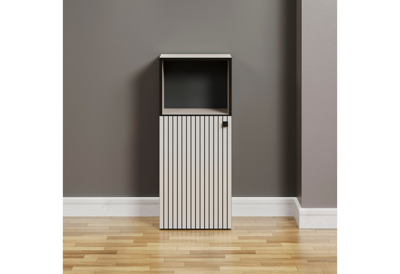 welltime Unterschrank Amrum Standschrank mit 1 Tür & 1 Fach - (B/T/H) 40/31/95 cm Bild 5