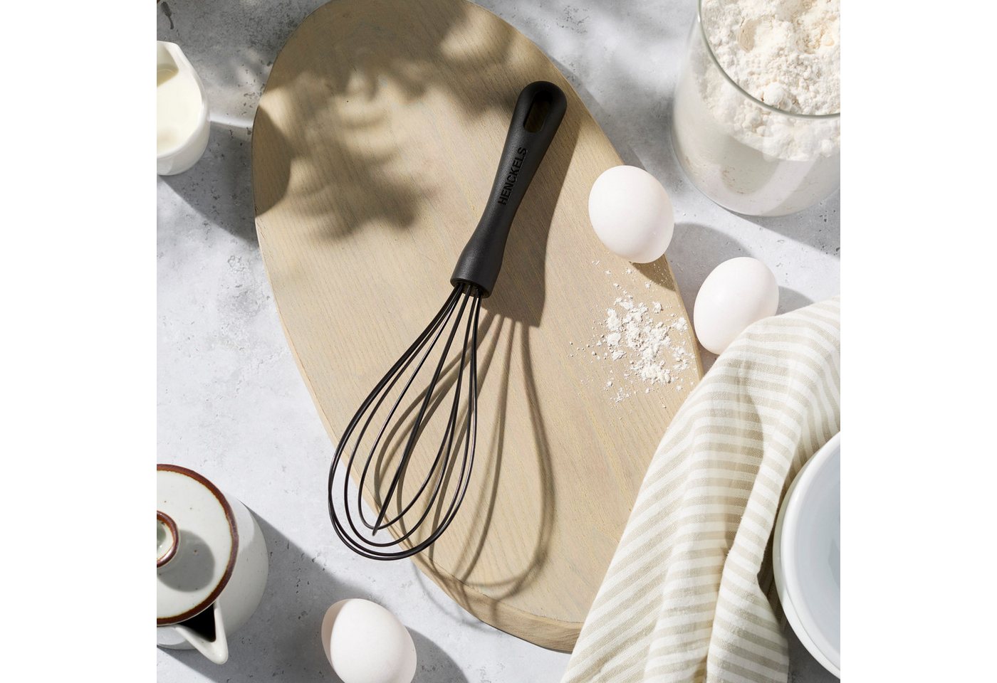 HENCKELS by ZWILLING Schneebesen Silicone Onyx, Silikon, Aufhänge-Öse