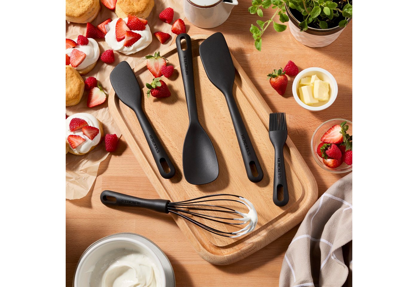 HENCKELS by ZWILLING Schneebesen Silicone Onyx, Silikon, Aufhänge-Öse Bild 5