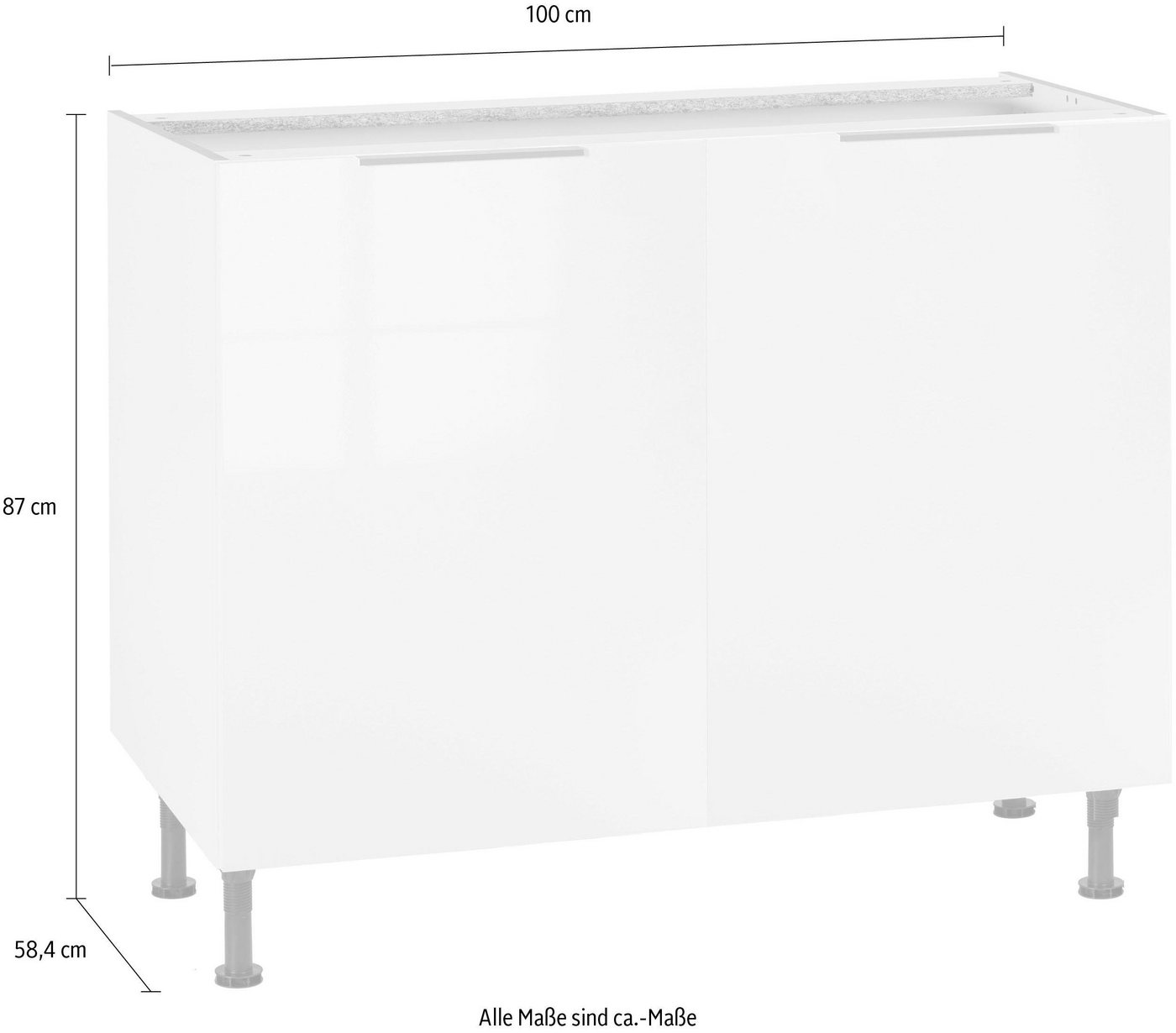 OPTIFIT Unterschrank Tara, Breite 100 cm Bild 5