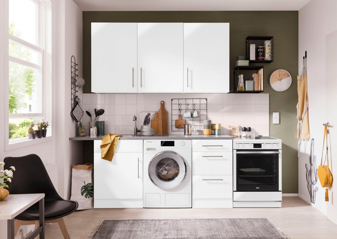 wiho Küchen Spülenschrank Cali 60 cm breit, ohne Arbeitsplatte Bild 5