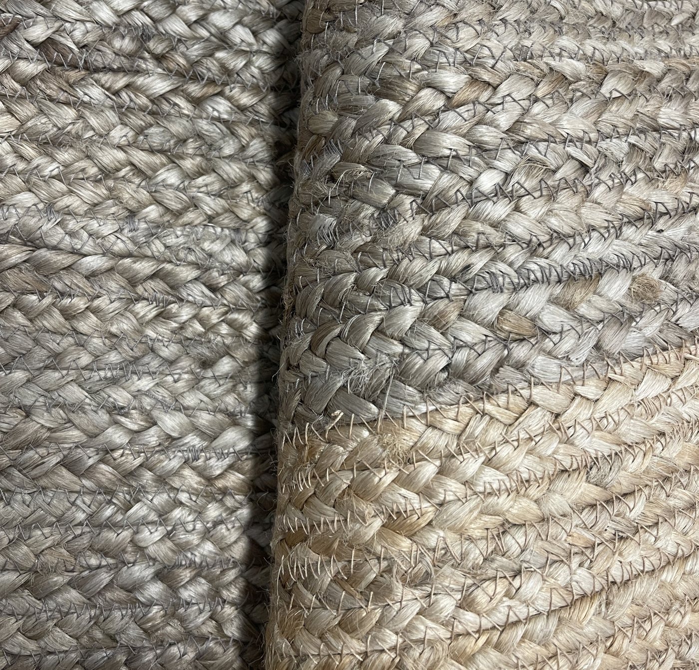 Wohnando Teppich MY-RUG Teppich Earth Weave, aus 100% Jute 60x40 cm, rechteckig, Höhe: 10 mm, handgewebt, Natürliches Material, Boho-Stil, wendbar Bild 4