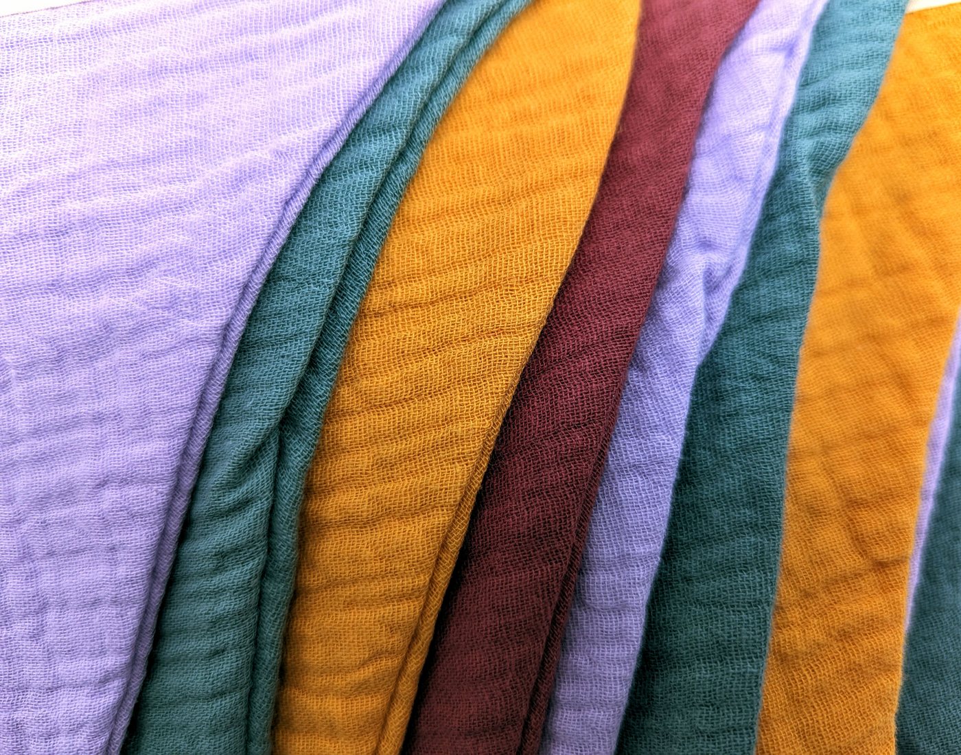 Aurelie Wimpelkette Bunte Wimpelkette ANOUK aus Musselin, Deko Girlande Kinderzimmer