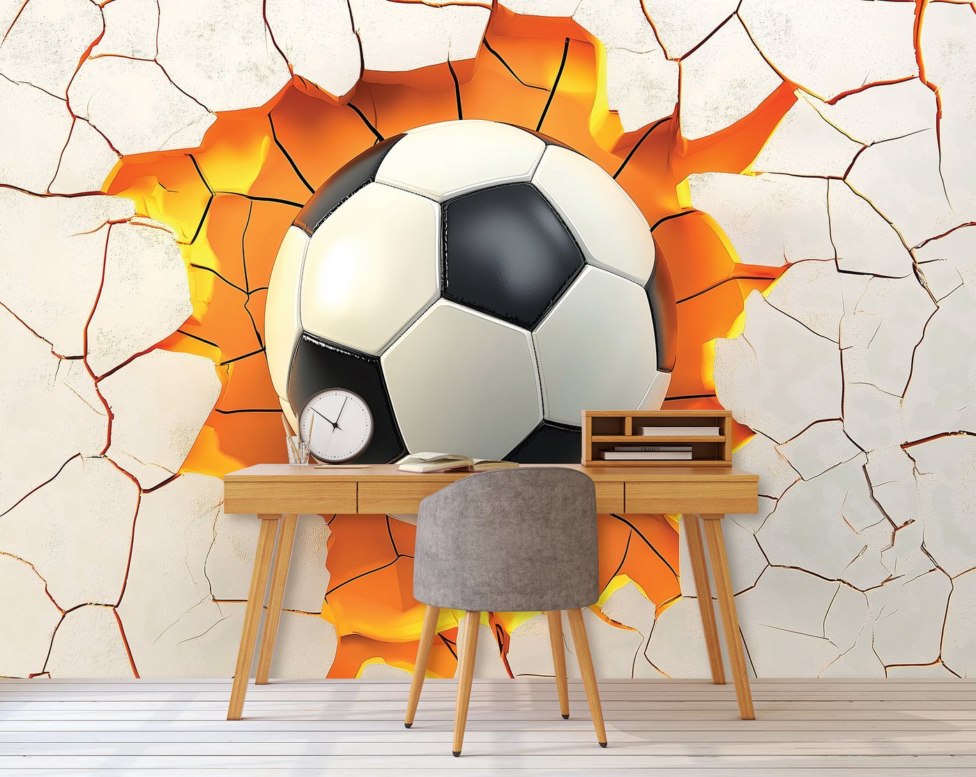 Wallarena Fototapete Foto - Mehrfarbig - Modern - Vlies - Schlafzimmer, glatt, (2 St), 100x70cm Bild 2
