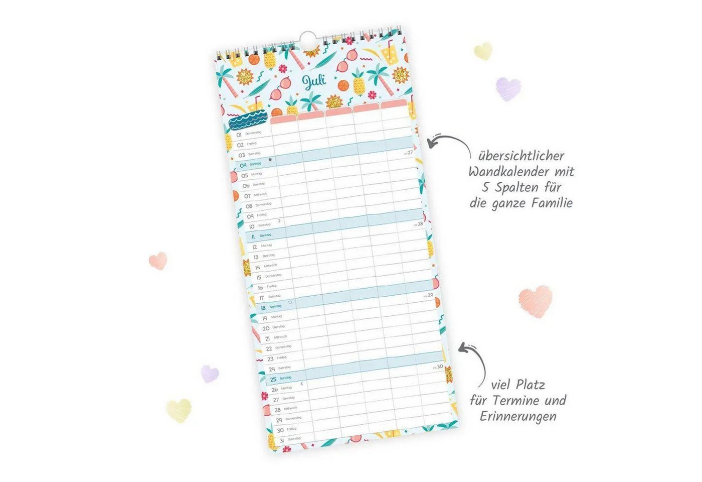 Trötsch Verlag Wandkalender TRÖTSCH - Familienkalender Familienterminer 2027 Bild 2