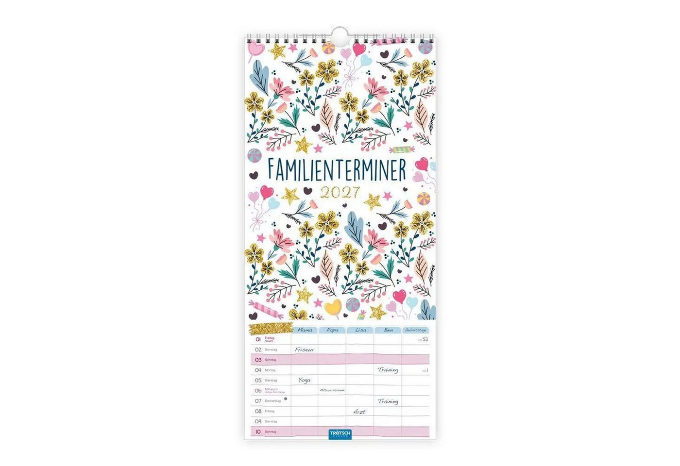 Trötsch Verlag Wandkalender TRÖTSCH - Familienkalender Familienterminer 2027 Bild 3