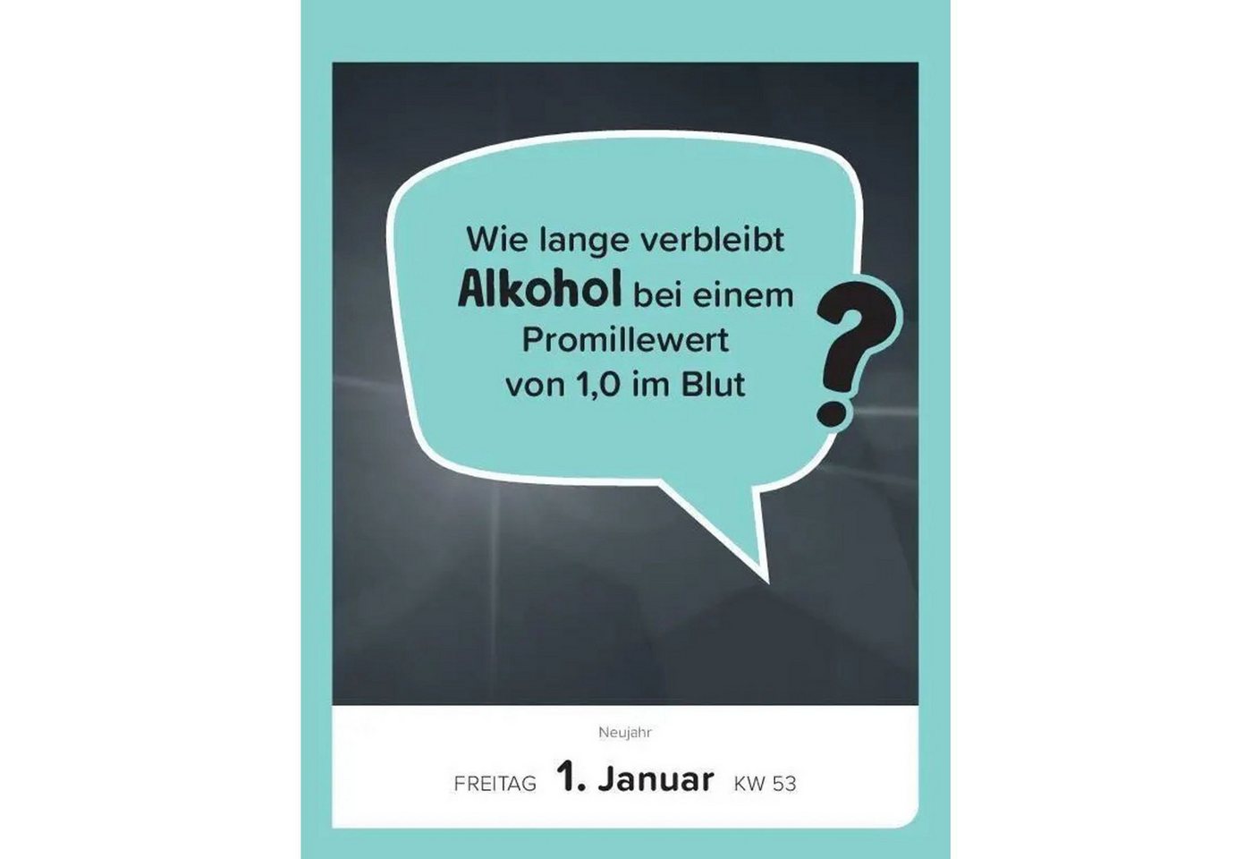 Abreißkalender Schätz mal! Kalender 2027