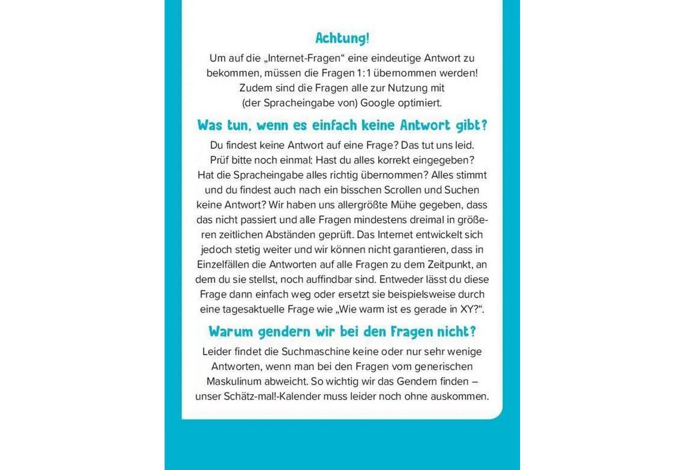 Abreißkalender Schätz mal! Kalender 2027 Bild 5