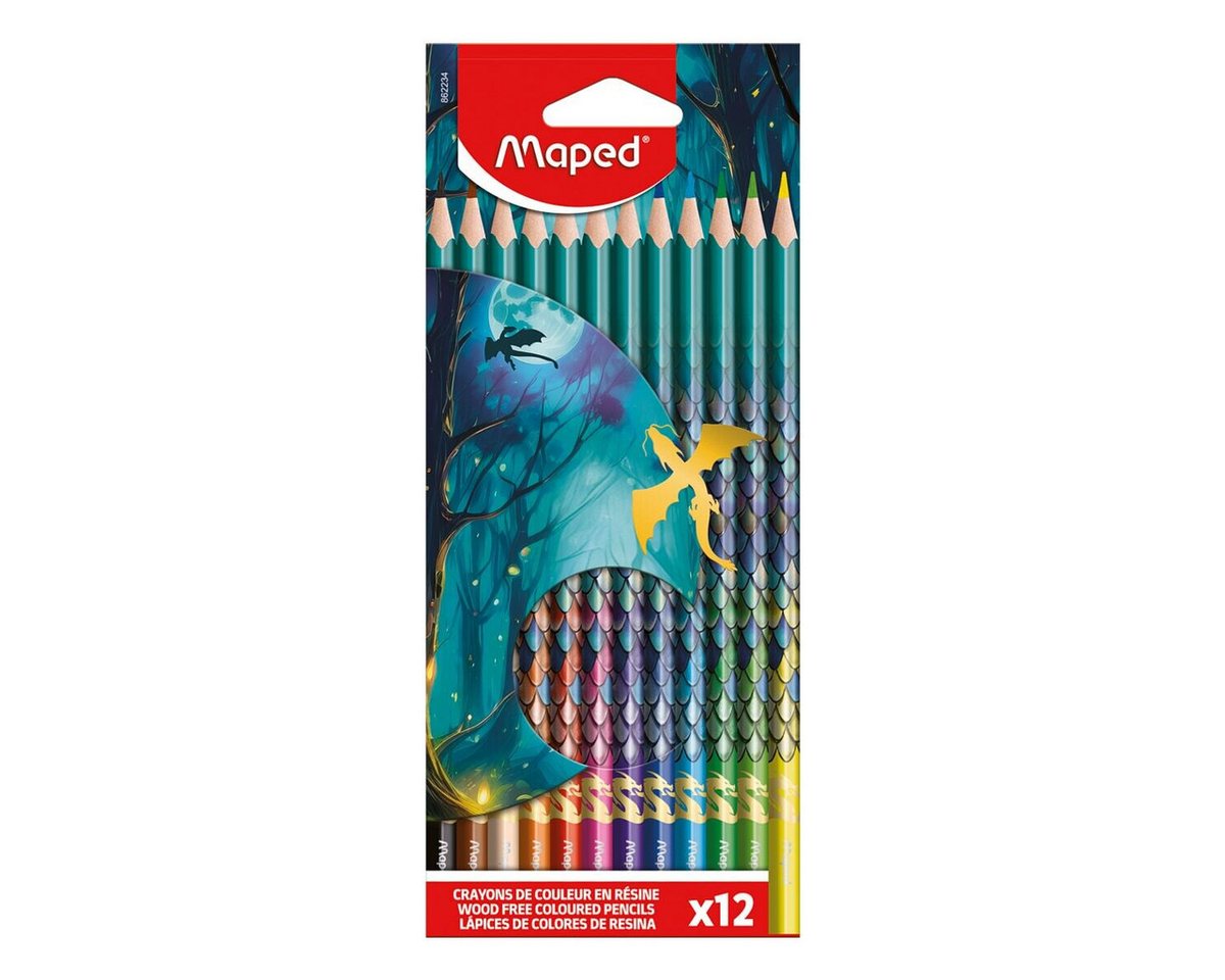 MAPED Buntstift DRAGON, (12-tlg), 12 Farben Bild 2
