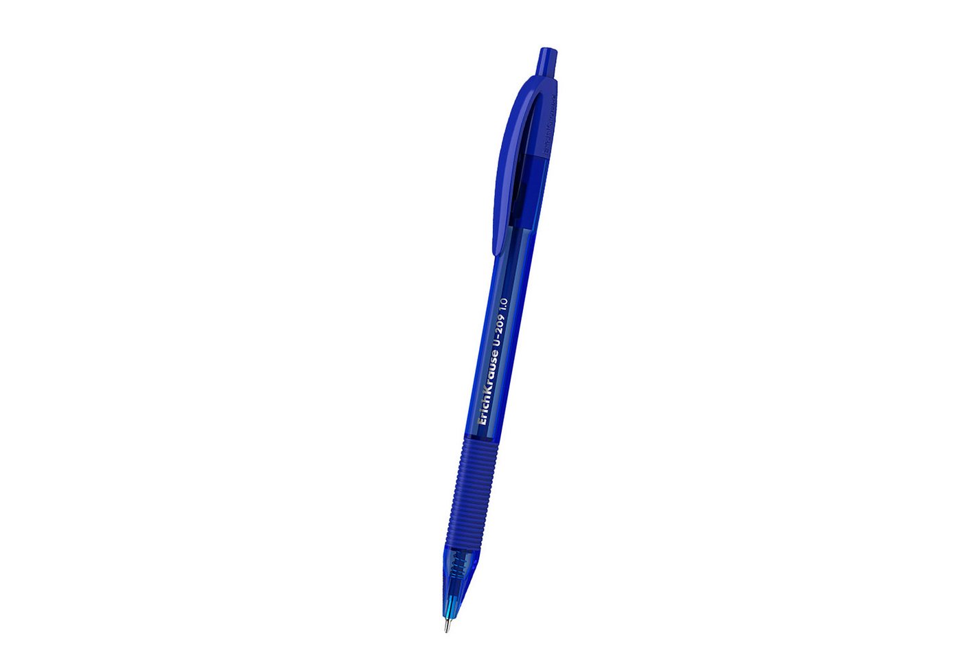 Erich Krause Kugelschreiber, Druckkugelschreiber U-209 0,3mm mit Gummigriff 1 Stück Blau Bild 2