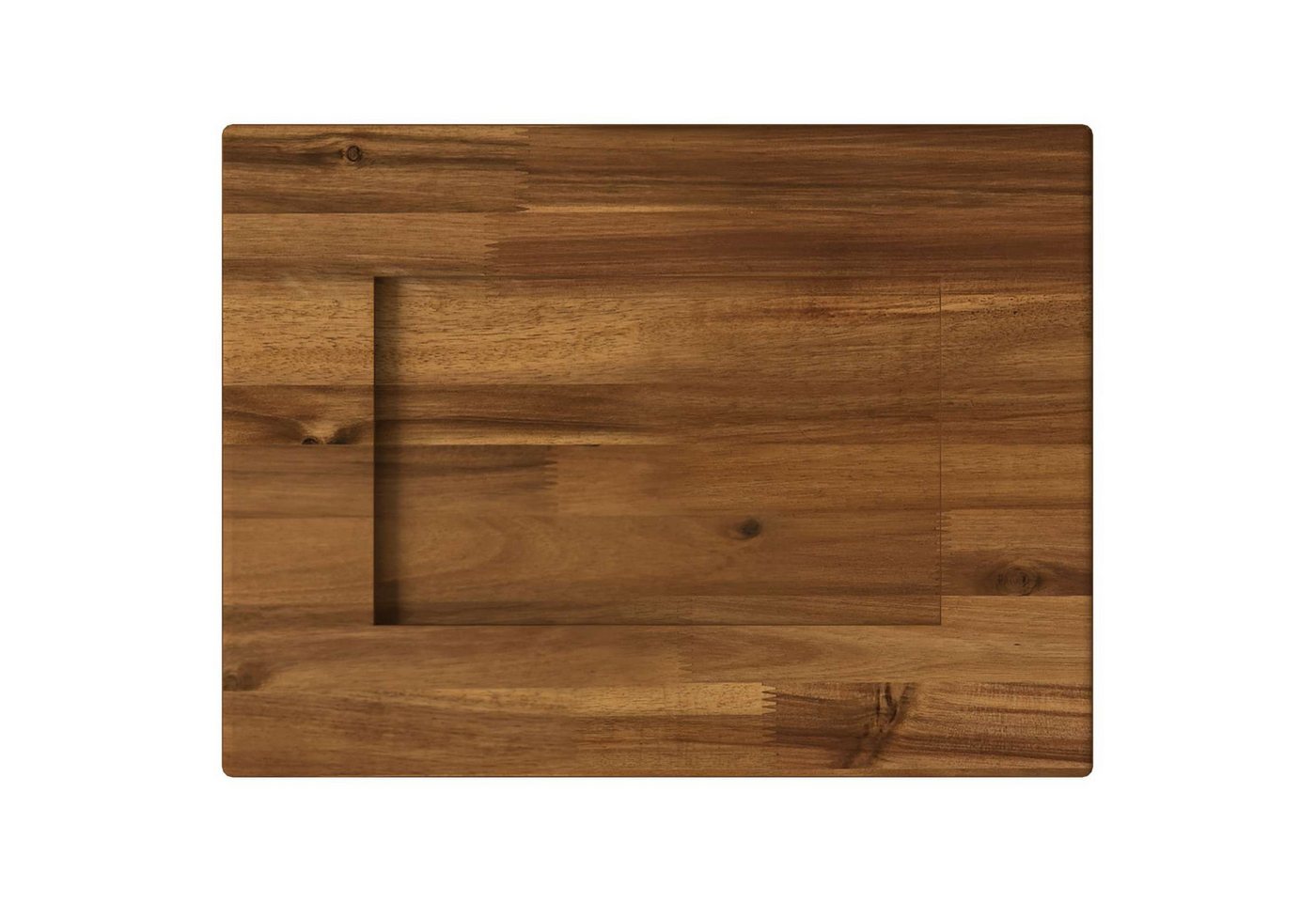 vidaXL Tischplatte Rechteckige Tischplatte 90 x 50 x 3,5 cm Rechtwinklig Natur (1 St) Bild 2
