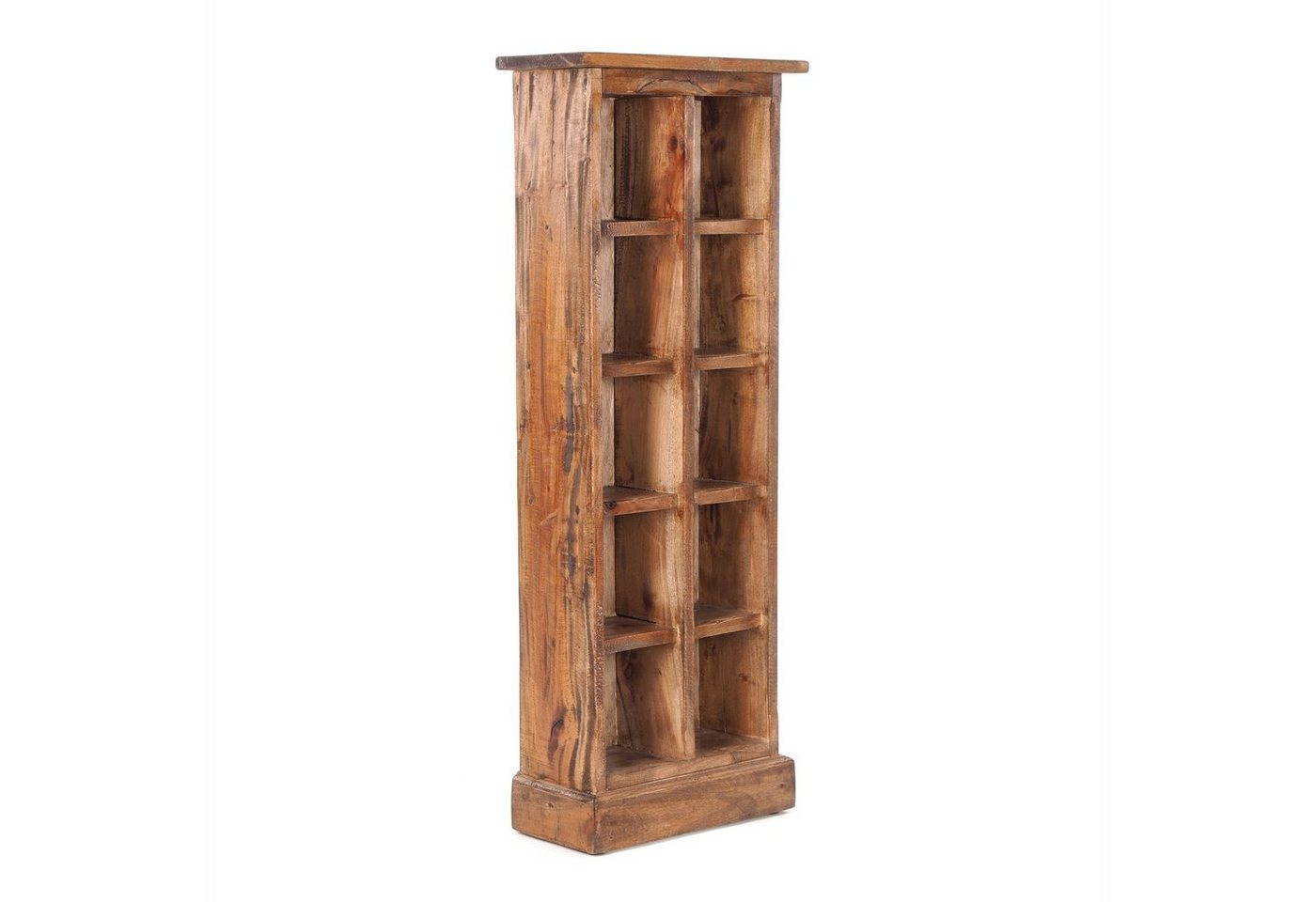 DESIGN DELIGHTS Regal CD & Bücherregal "NATURE", 94x36 cm, braun, Holzregal Bild 3