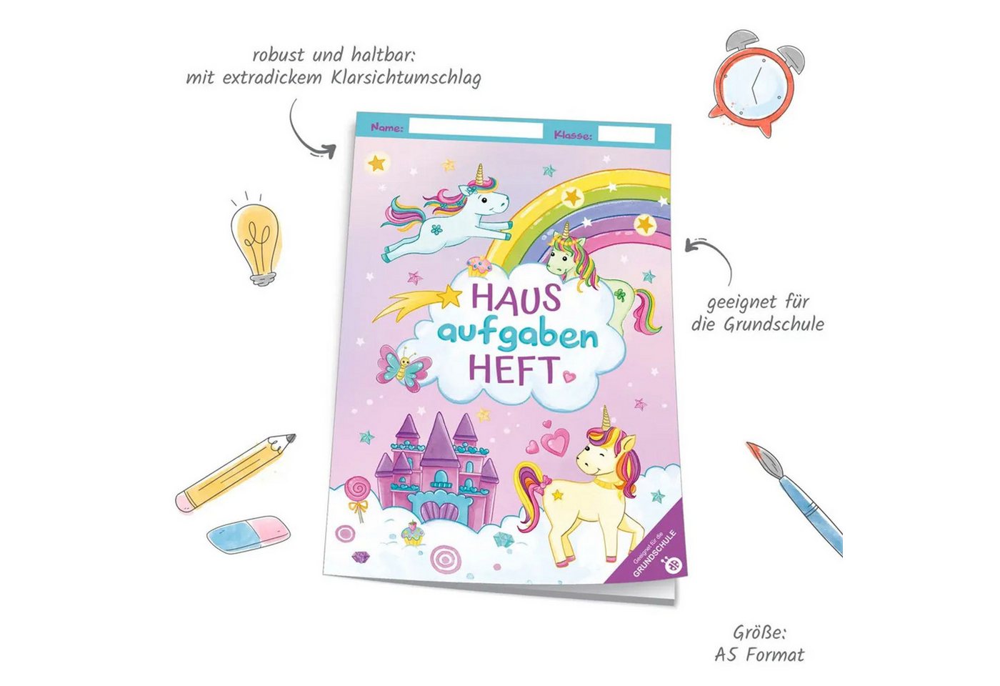 Trötsch Verlag Schülerkalender Trötsch Hausaufgabenheft Grundschule Einhornwelt Bild 4