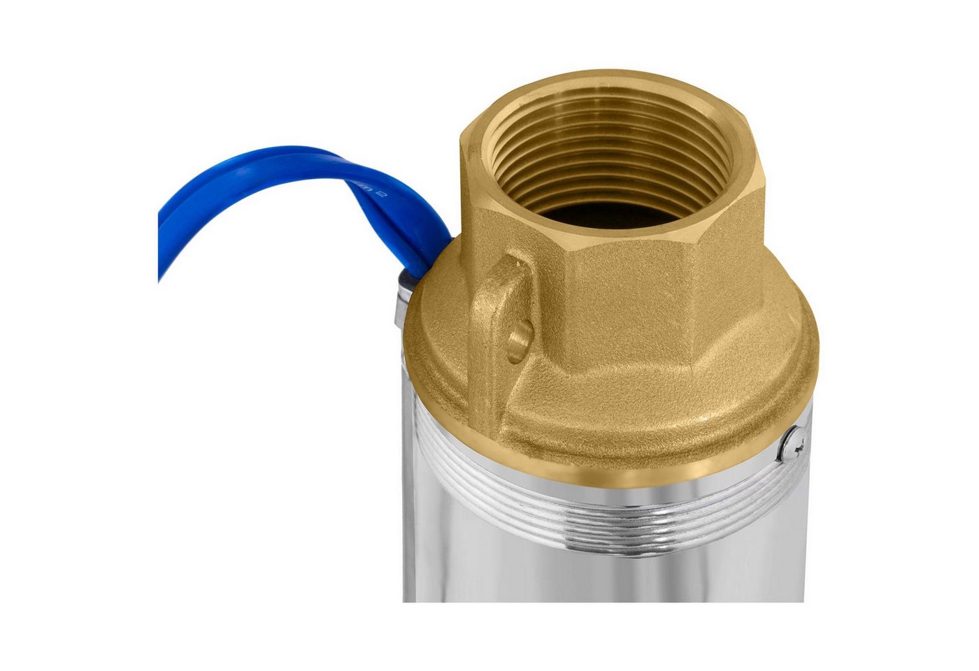 Hillvert Tiefbrunnenpumpe 3.800 l/h Brunnenpumpe 550 W Wasserpumpe Förderhöhe 60 m Kabel 20 m Bild 5
