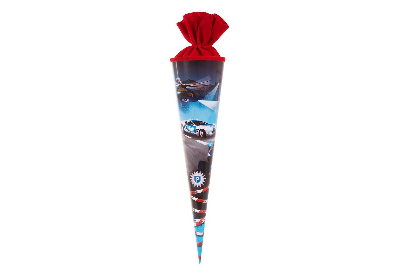 Goldbuch Schultüte Goldbuch Schultüte mit Polizei Motiv 70cm Lackkart