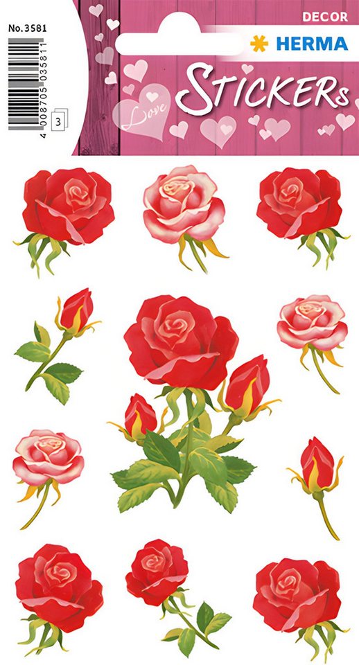 HERMA Sticker Herma Sticker DECOR Blumen Rosen 3 Bl Bild 3