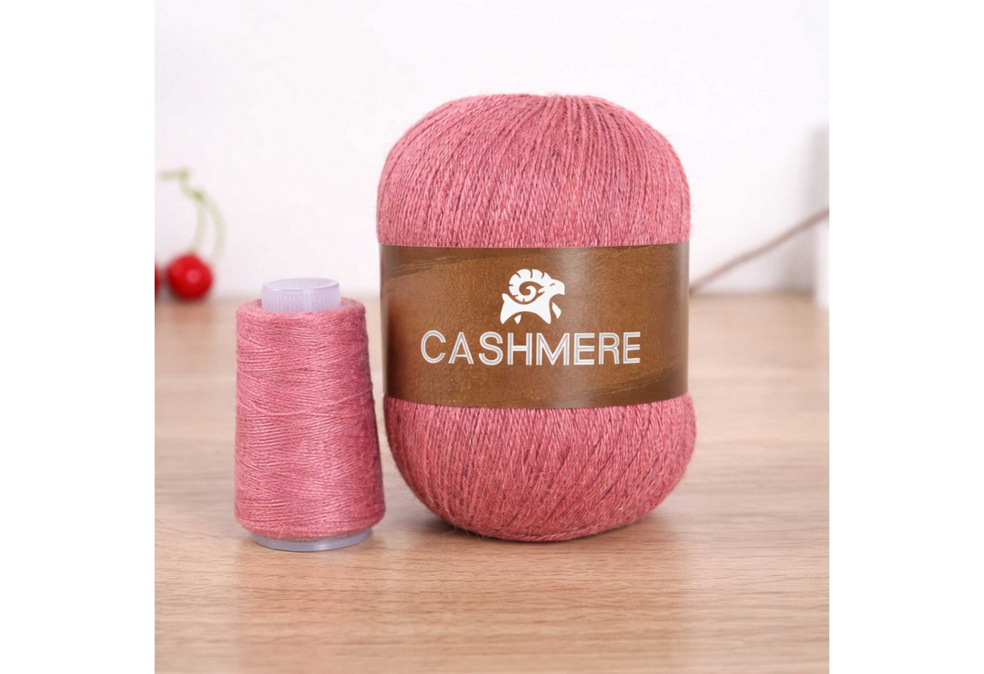 Nomiro 100% Kaschmirgarn Set 6x50g 300g Ultraweich Warm Strickgarn Luxus Häkelwolle Bild 3