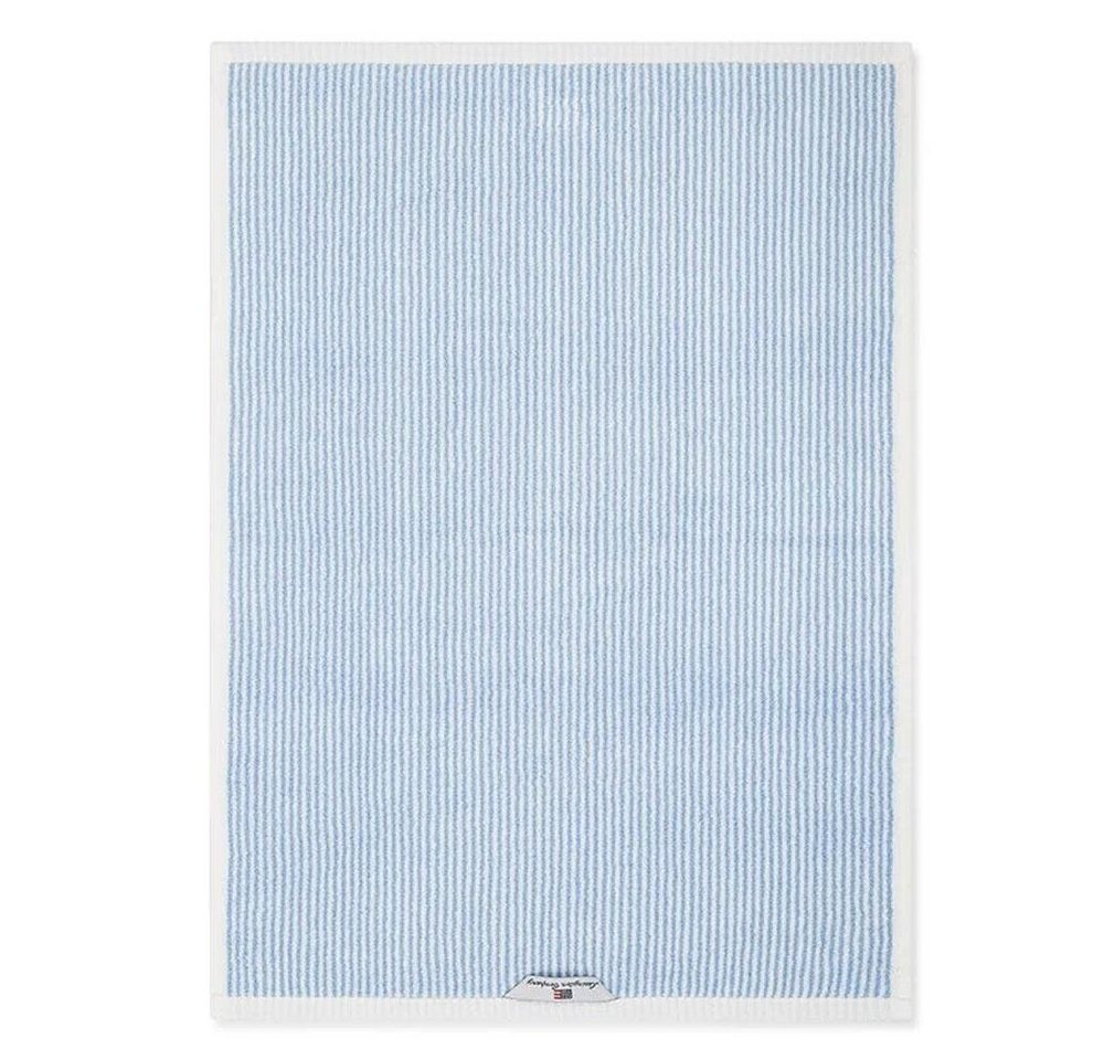 Lexington Badetücher Handtuch Original Weiß Blau gestreift (50x100cm)
