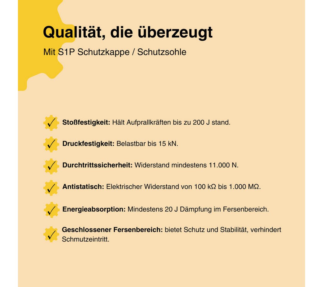 Workpower S1P Topeka Sicherheitsschuh mit metallfreiem Durchtrittsschutz Bild 2