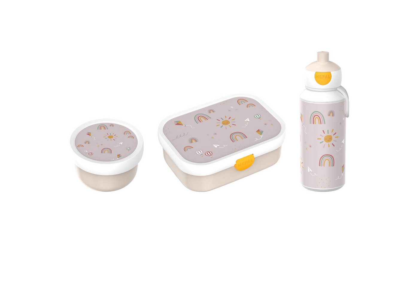 Mepal Lunchbox Campus Lunchset 3-tlg., Acrylnitril-Butadien-Styrol (ABS), (3-tlg), Spülmaschinengeeignet Bild 5
