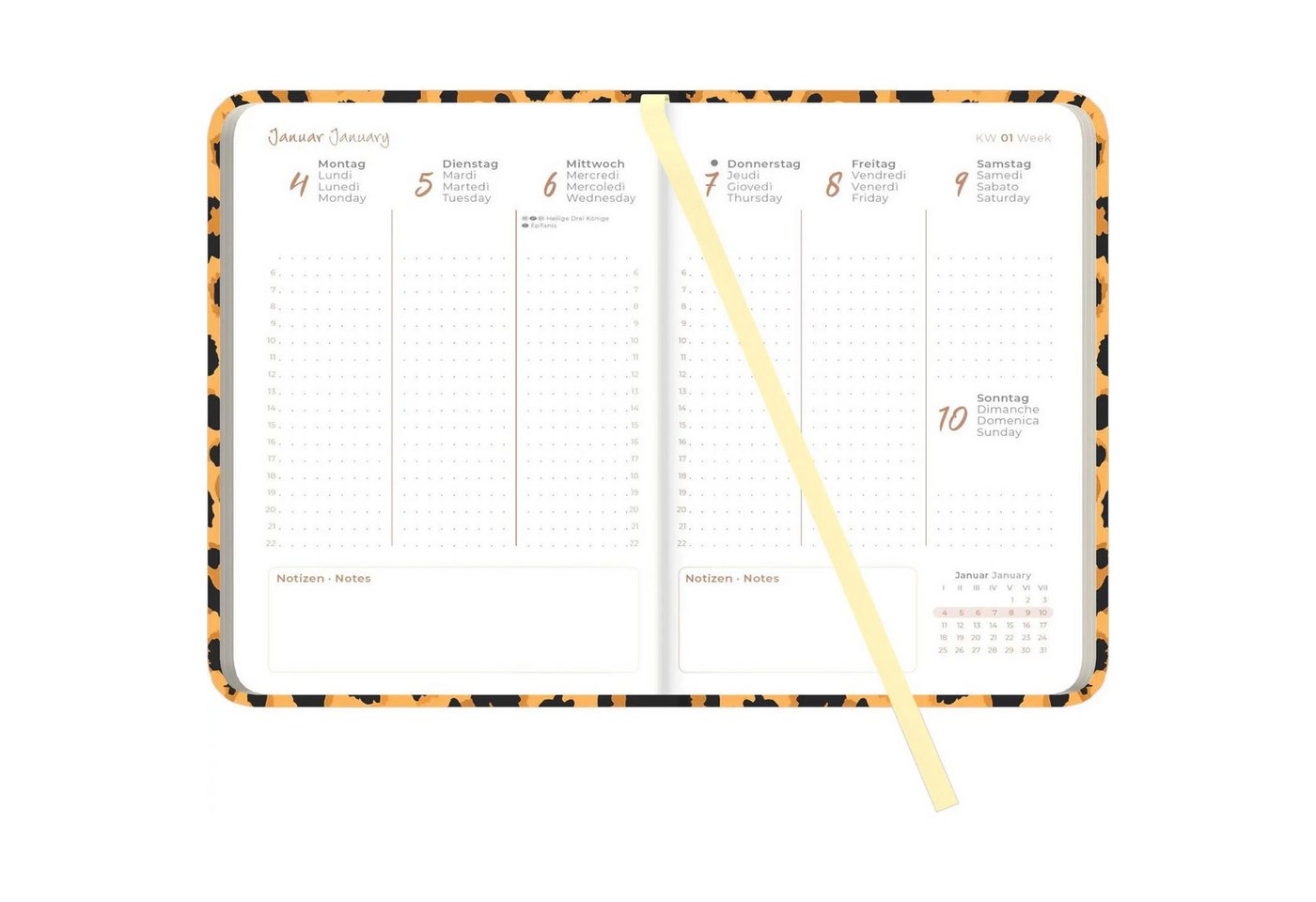 Alpha Edition Taschenkalender Lady Journal Animal Print 2027 Bild 2
