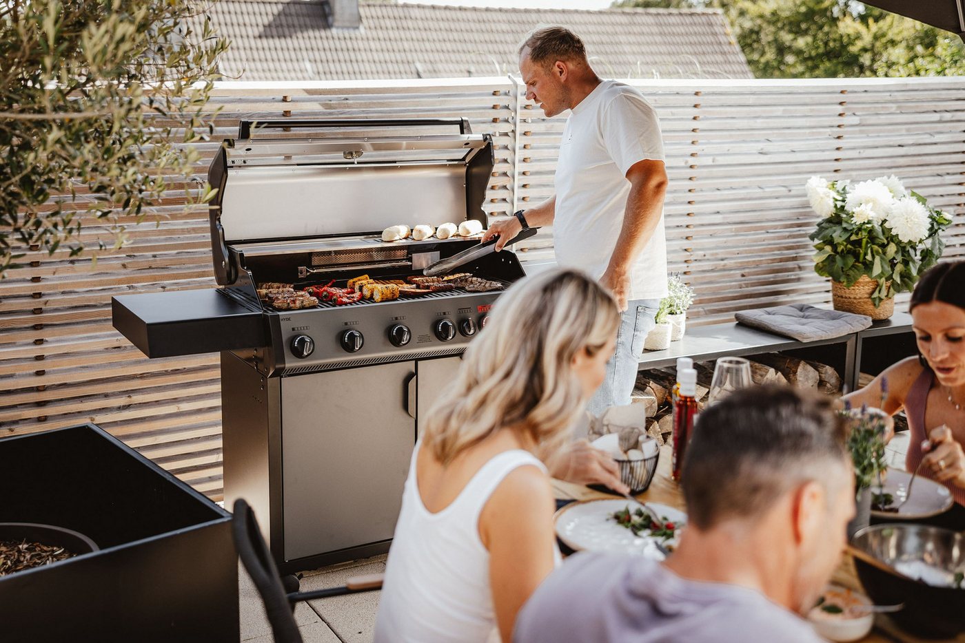Enders® Gasgrill Hyde 6 SIKR Turbo II inkl. Premium Wetterschutzhülle + Thermometer Bild 5