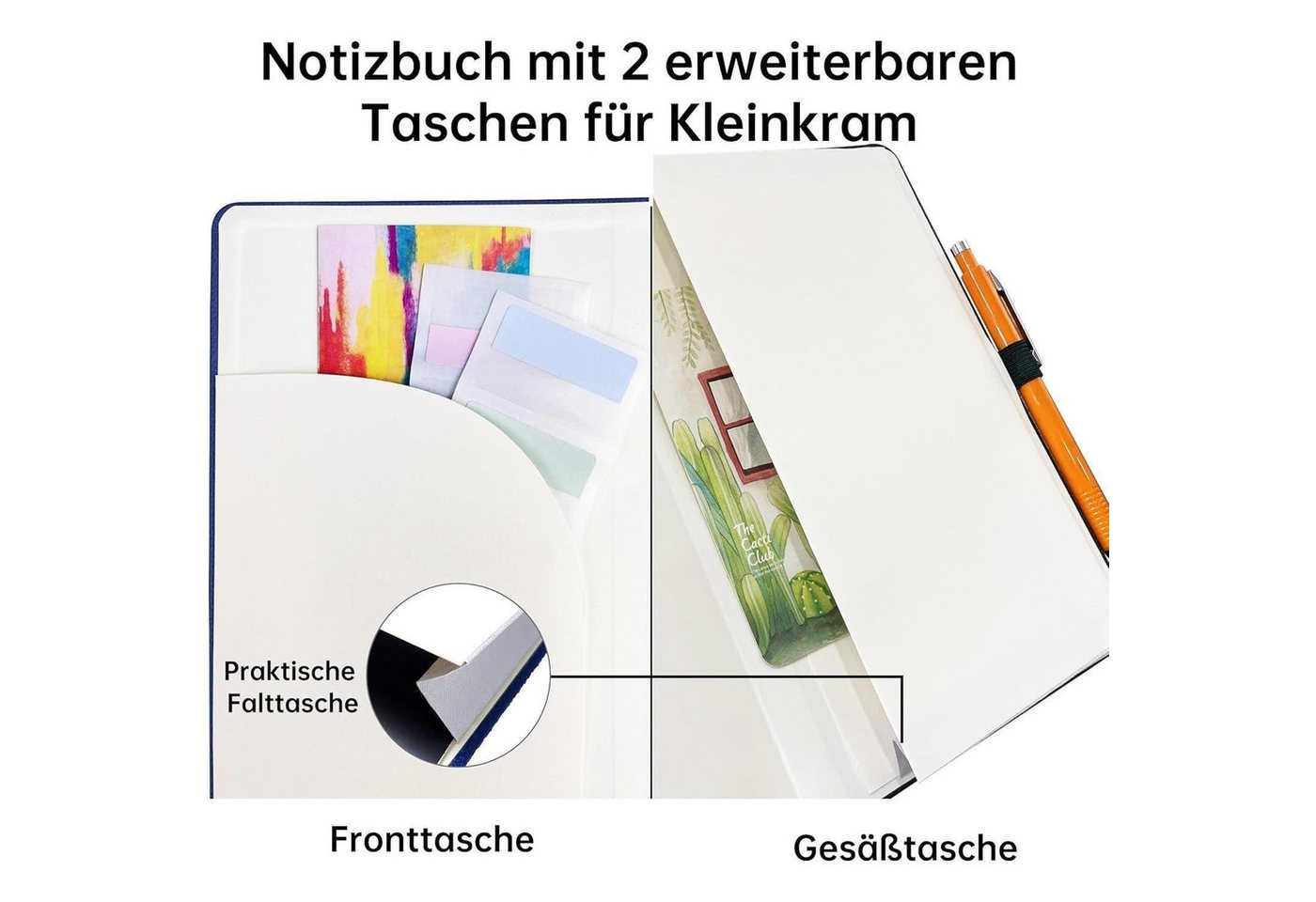 LuxusKollektion Notizbuch Notizbuch B5 Liniert 360 Seiten Braun Bild 5
