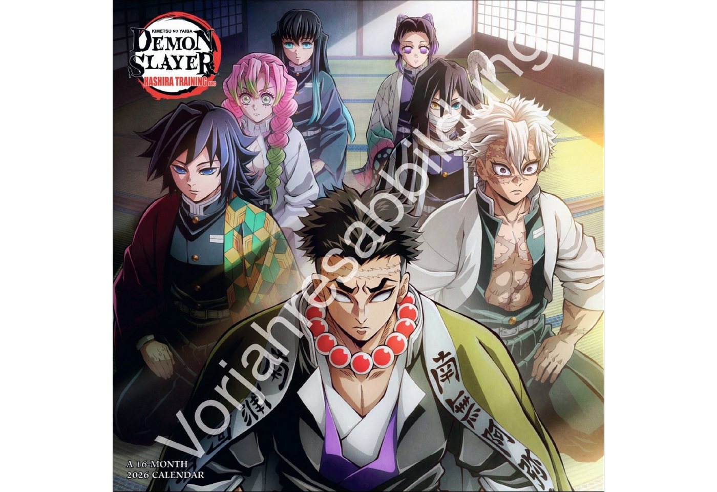 Athesia Kalenderverlag Wandkalender Demon Slayer Broschurkalender 2027