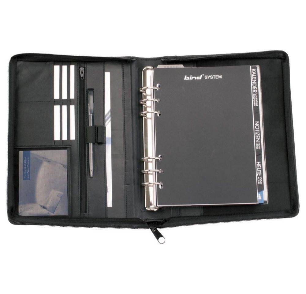 BIND Terminkalender 1 Systemplaner T3 Nappaleder A5 schwarz Bild 2