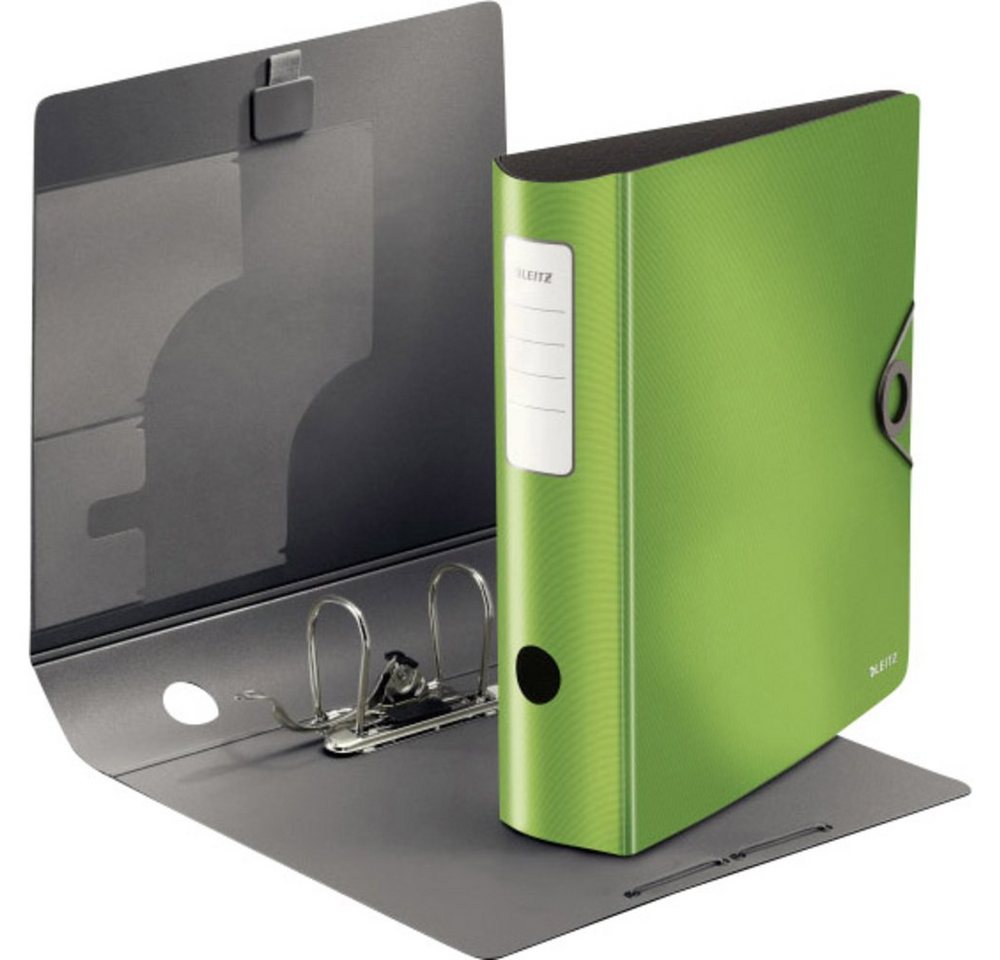 LEITZ Aktenordner Leitz Ordner Active Solid DIN A4 Rückenbreite: 82 mm Hellgrün 2 Bügel Bild 2