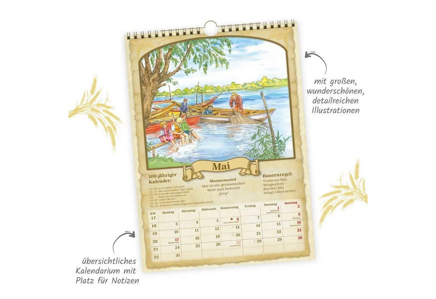 Trötsch Verlag Wandkalender TRÖTSCH - Classickalender Der 100-jährige Kalender 2027 Bild 3