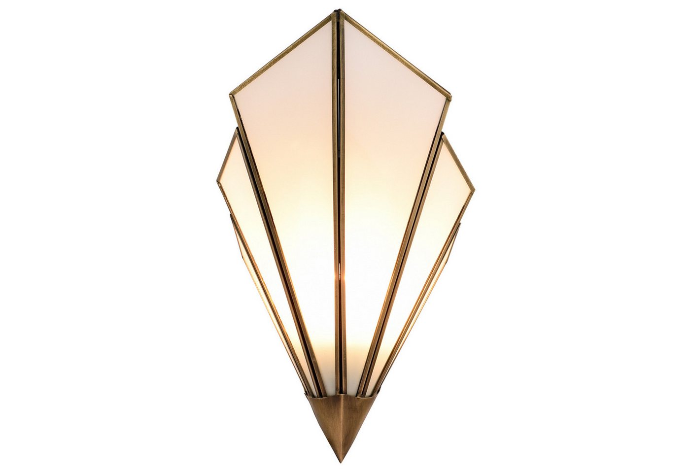 Marrakesch Orient & Mediterran Interior Wandleuchte Aesthetic Wandlampe Varun modern aus Glas und Metall 36 cm, Handarbeit Bild 3