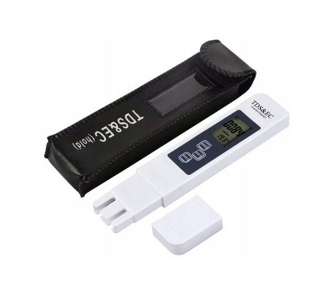 VERK GROUP Trinkwassertest TDS Messgerät Wassertester für Trinkwasser EC Leitwert Osmose, Messgerät, 1-tlg., 1 Messgerät mit Zubehör, TDS-, EC- und Temperaturmessung, HOLD-Funktion, schnelle Bild 4