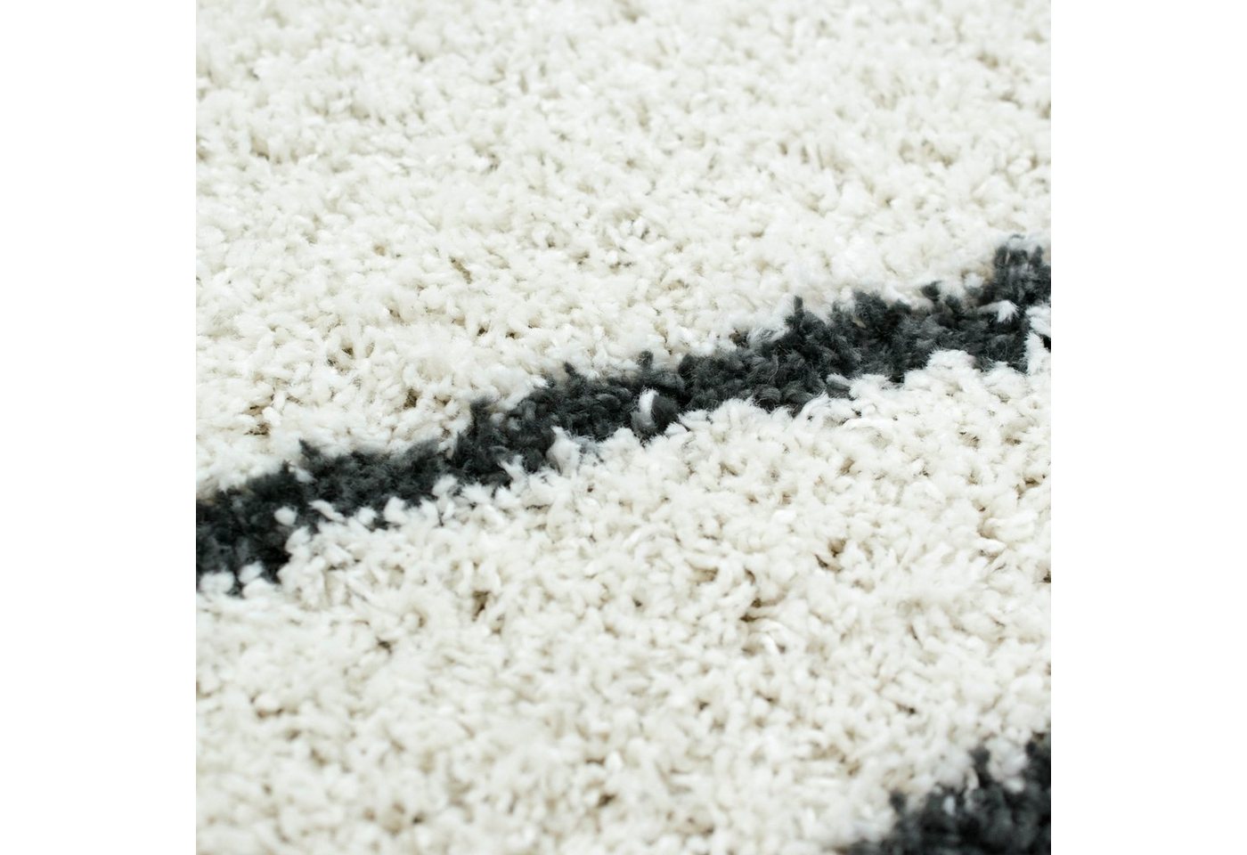 Carpetia Teppich Moderner Designerteppich mit abstrakten Mustern, creme rosa, rechteckig, Höhe: 30 mm Bild 3