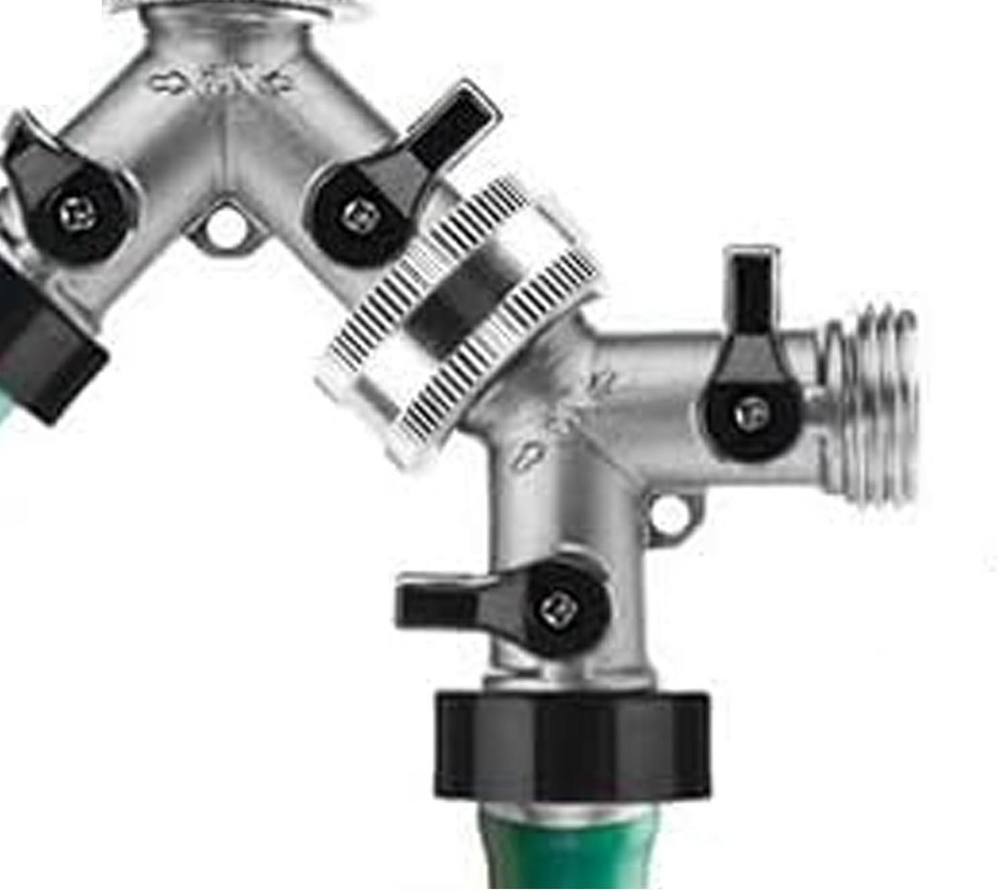 FELIXLEO Bewässerungsventil Wasserverteiler 3/4 Zoll Y Verteiler Gartenschlauch, (1-tlg)