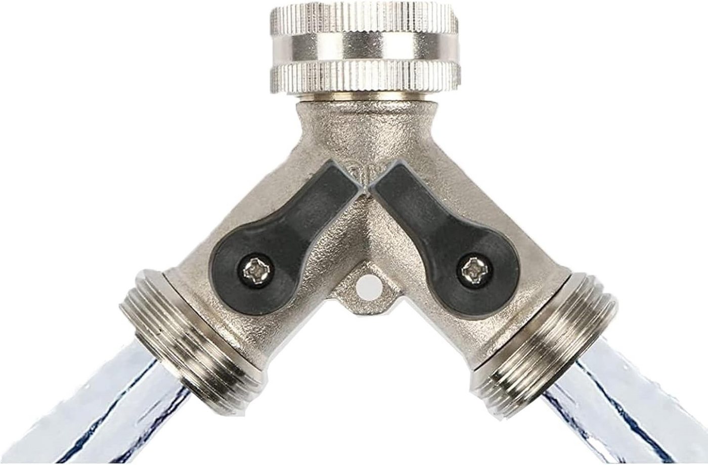 FELIXLEO Bewässerungsventil Wasserverteiler 3/4 Zoll Y Verteiler Gartenschlauch, (1-tlg) Bild 4