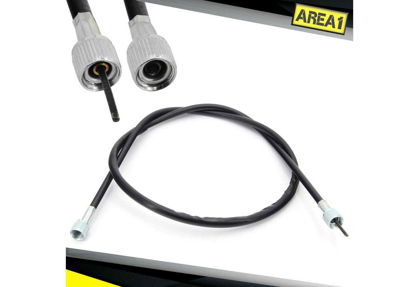 Area1 Tachometer Ersatz Tachowelle 12mm für China 2T Motoren, 965mm
