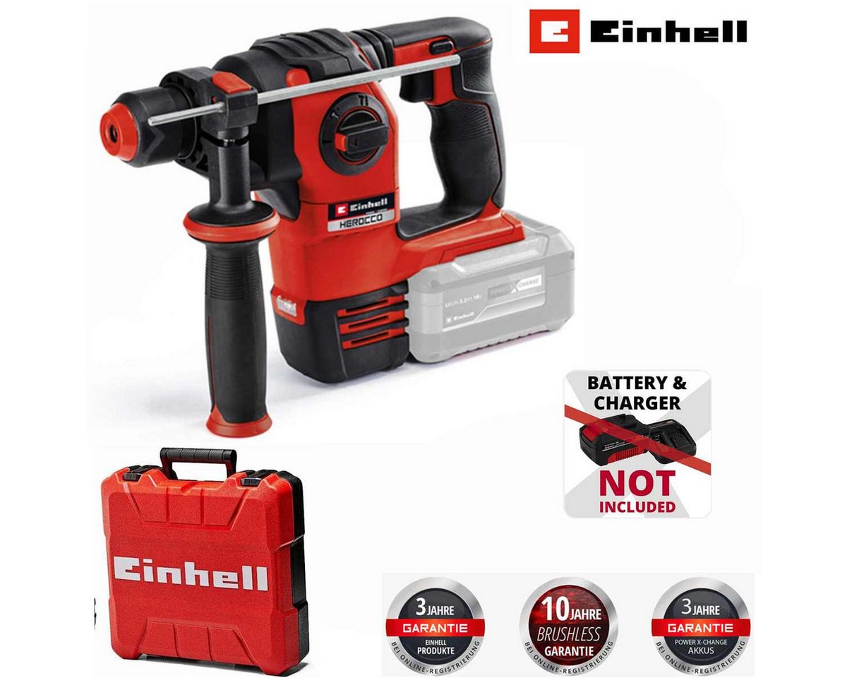 Einhell Akku-Bohrhammer Akku-Bohrhammer HEROCCO 18/20 Solo 2,2 J, SDS-plus Bild 2