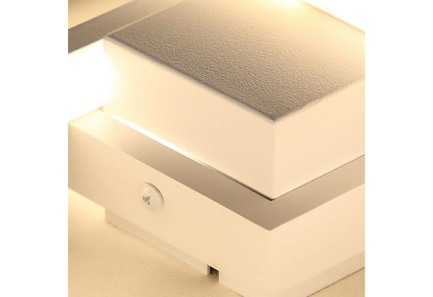 ZMH LED Deckenleuchte 100 cm, geometrische Deckenlampe 88 W mit Fernbedienung, dimmbar 3000–6000 K, LED fest integriert, Warmweiß bis Kaltweiß, Memory-Funktion für Wohnzimmer Esszimmer Büro Bild 5