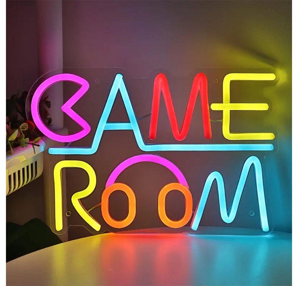 TUWENA LED Dekofigur Spielzimmer Neonlichter Wanddekoration Farbe LED Neon Lichter, Spiellicht 2 Bild 4