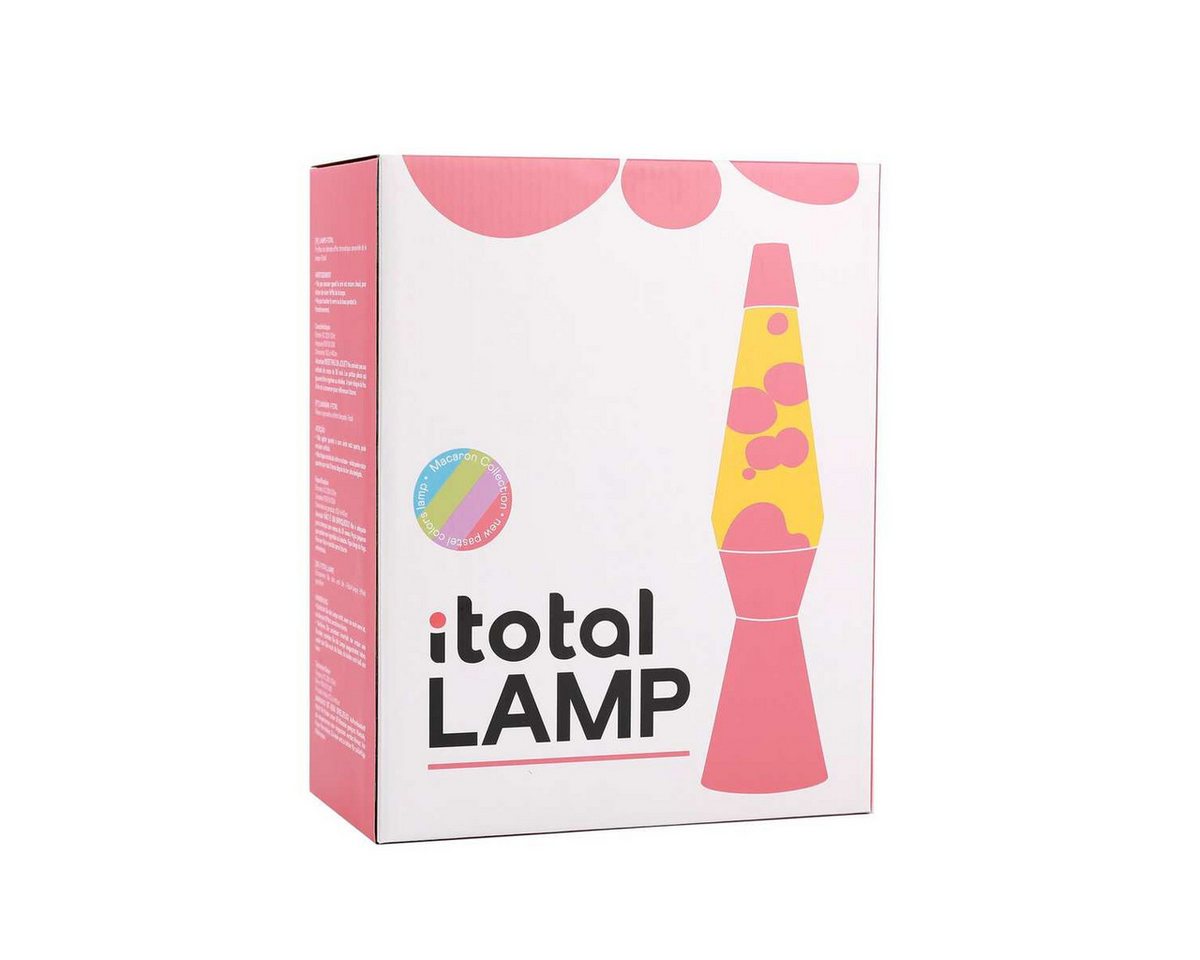 I-TOTAL Lavalampe I-TOTAL® Lavalampe Magie Lavaspektakel Spaceship gelb rot Bild 3