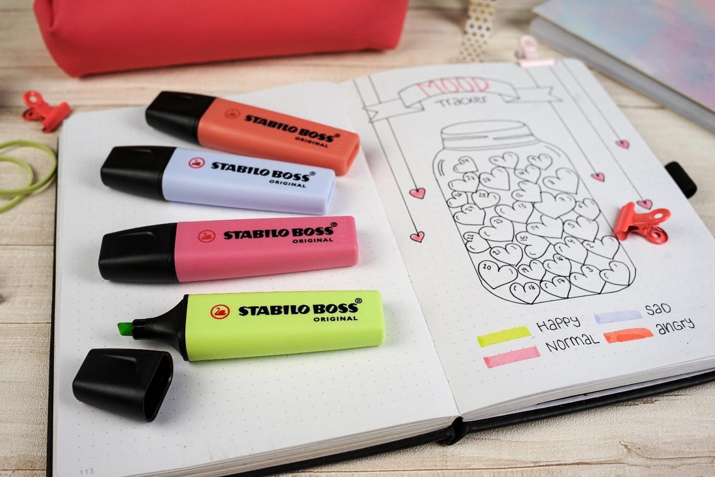 STABILO Marker STABILO Textmarker BOSS ORIGINAL Pastel, 4er PET-Etui Bild 2