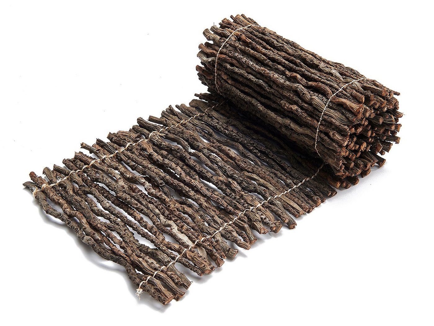 NaDeco Bastelnaturmaterial Bowty-Tischläufer in Natur, Maße 90x20cm Tischläufer