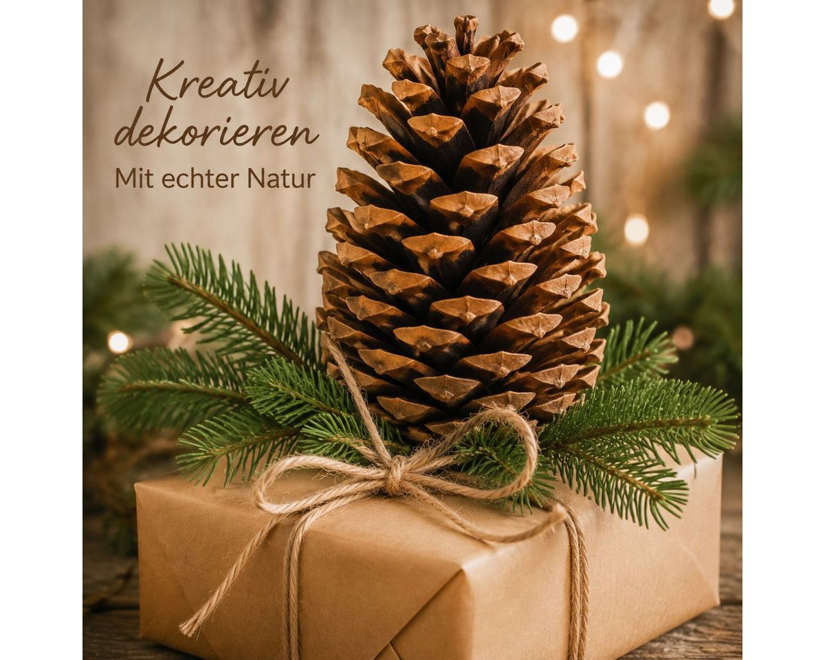 NaDeco Bastelnaturmaterial Maritima-Zapfen, Größe 10-14cm, Natur, 10 Stück Pinus pinaster Bild 2
