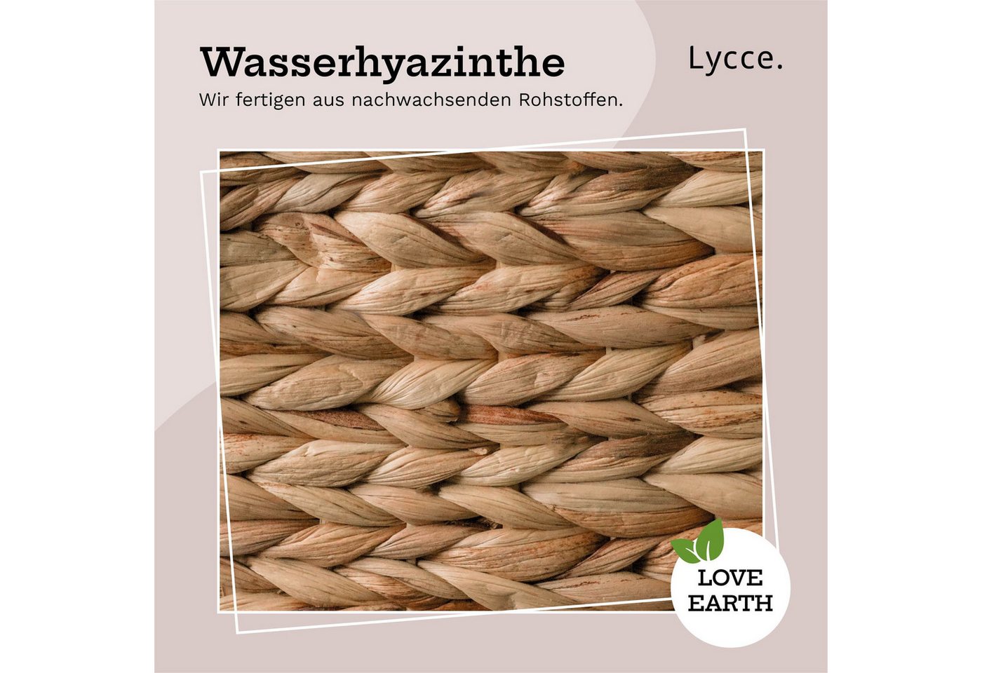 Lycce Wandregal Wandregal Badezimmer Regal geflochten aus Wasserhyazinthe, 2-tlg. Bild 4