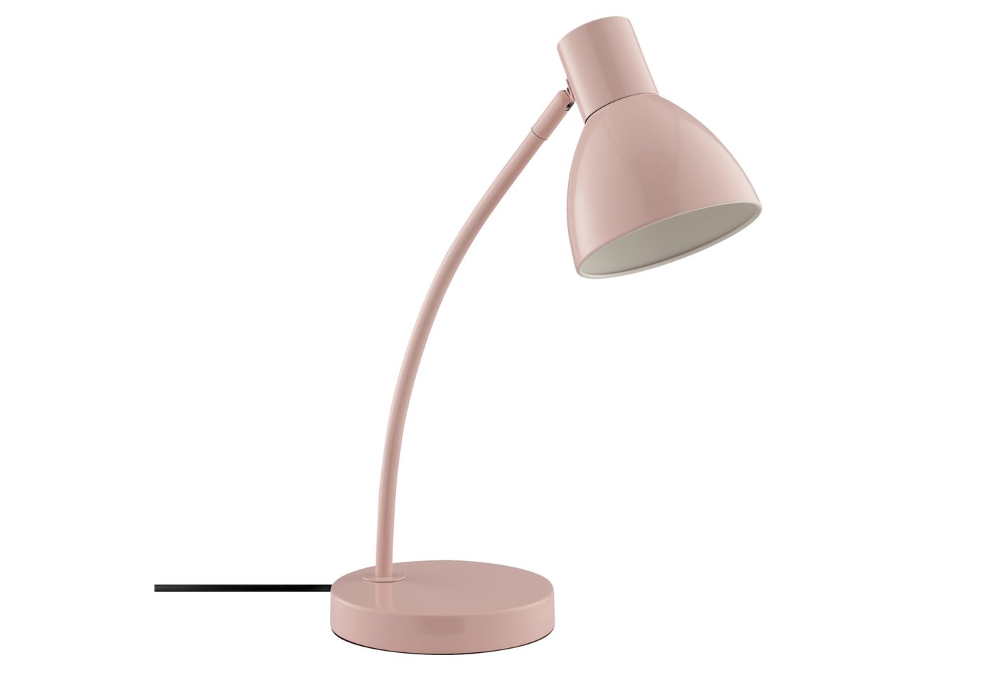 Lightbox Tischleuchte, ohne Leuchtmittel, Schreibtischleuchte E14, 43 cm, Metall, rosa, max. 20 W, LED geeignet